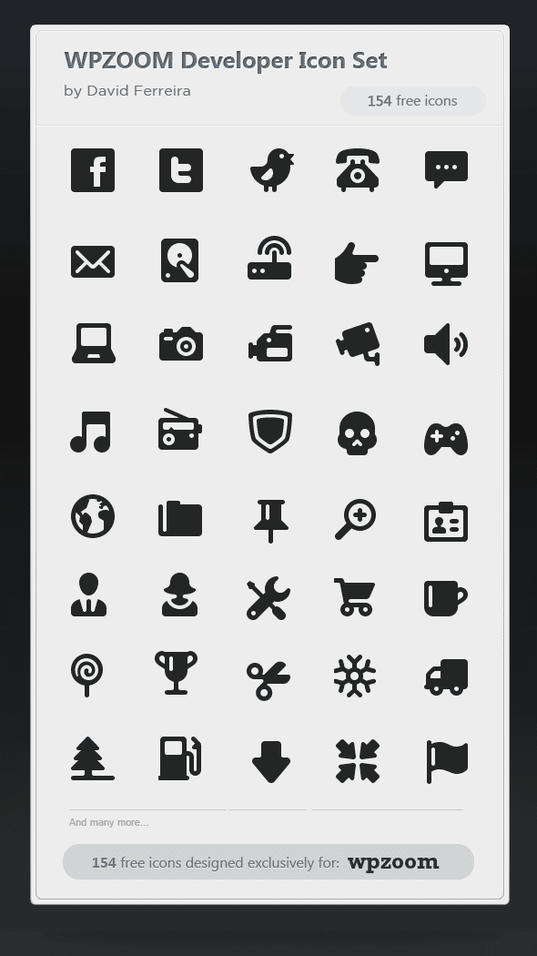 WPZOOM Developer Icon Set