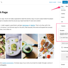 Understanding pages & page templates