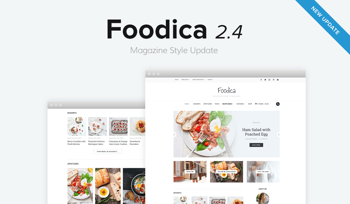 Create a Magazine Style Homepage in Foodica