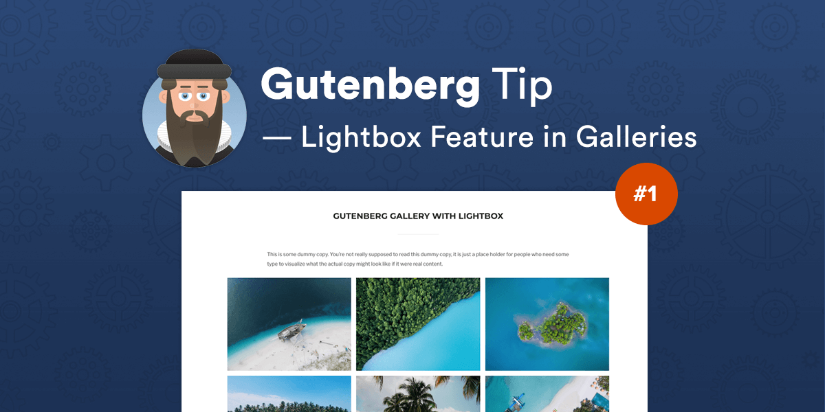 Gutenberg gallery lightbox