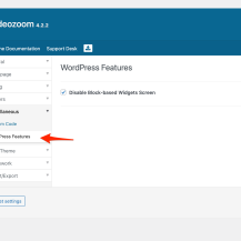 How to enable the block-based widgets screen in WordPress 5.8+ in WPZOOM themes