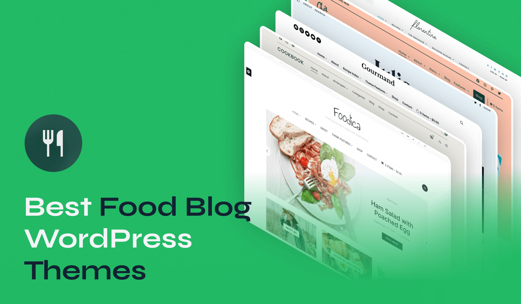 Collection of the Best Food Blog WordPress Themes