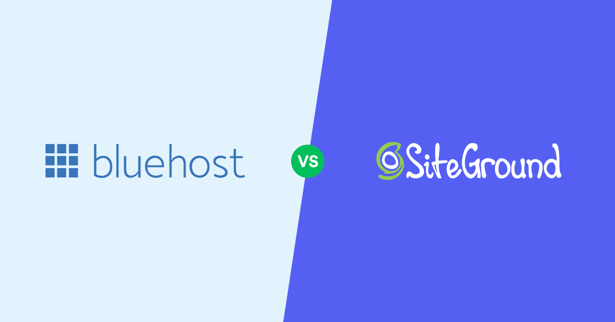 Bluehost vs SiteGround