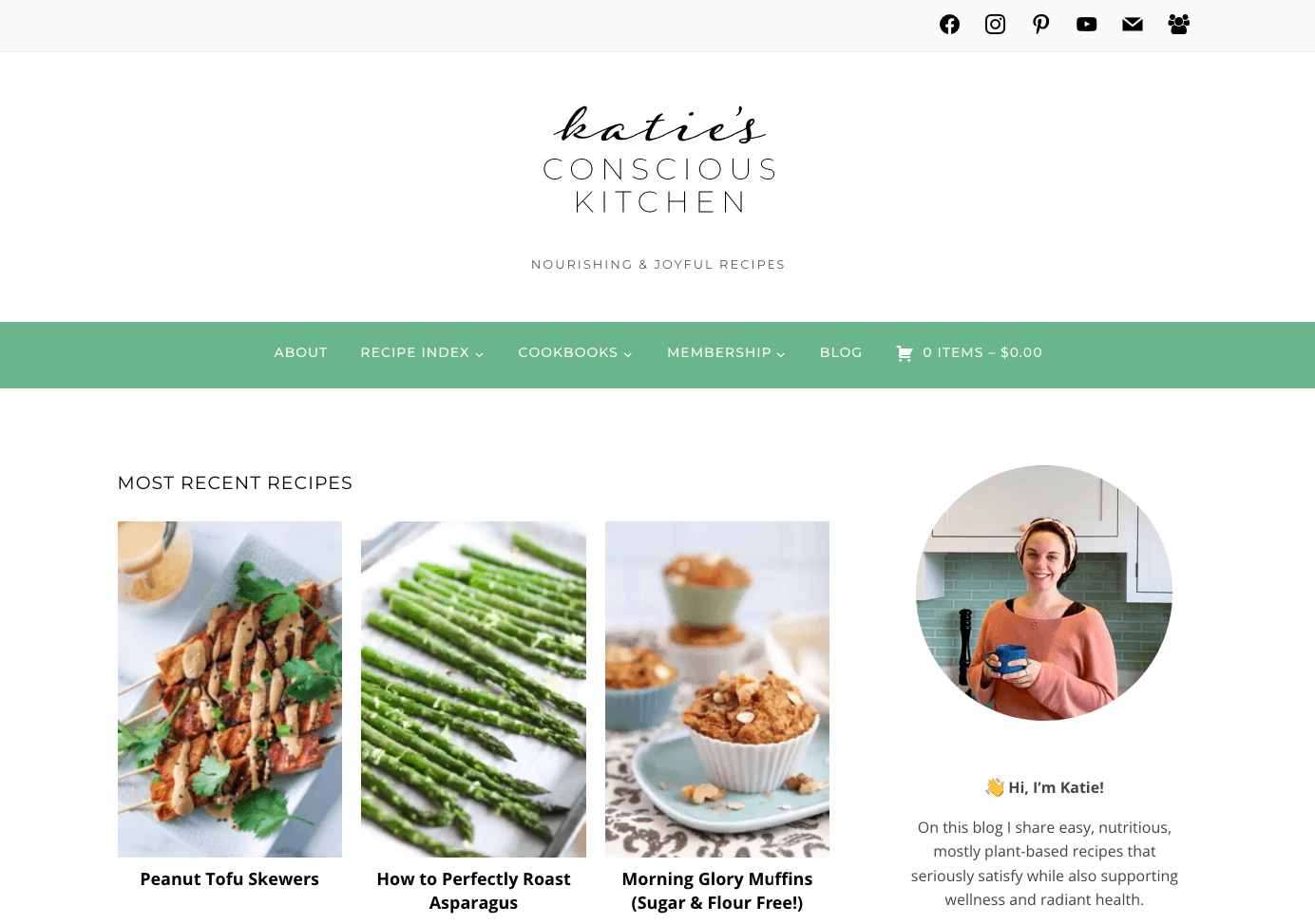 Katie's Conscious Kitchen food blog