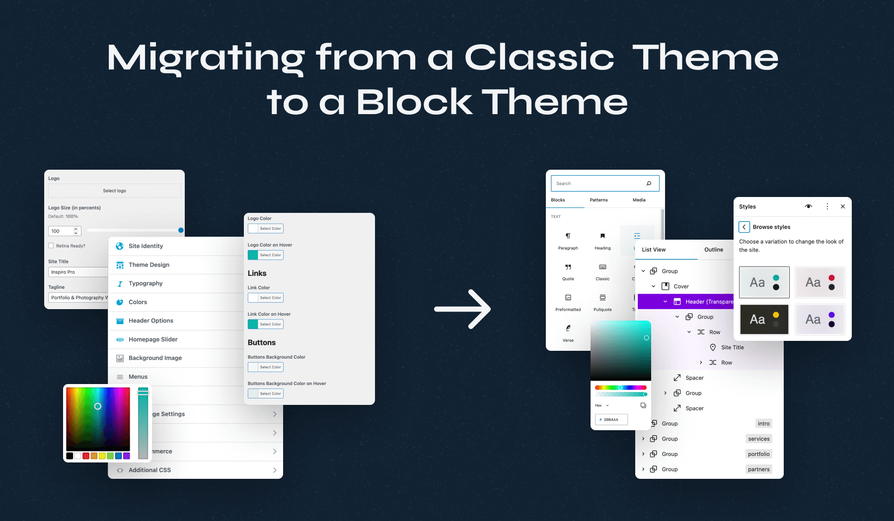 Migrating from a Classic Theme to a Block Theme