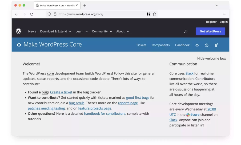 WordPress Core