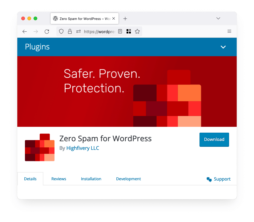 Zero Spam for WordPress