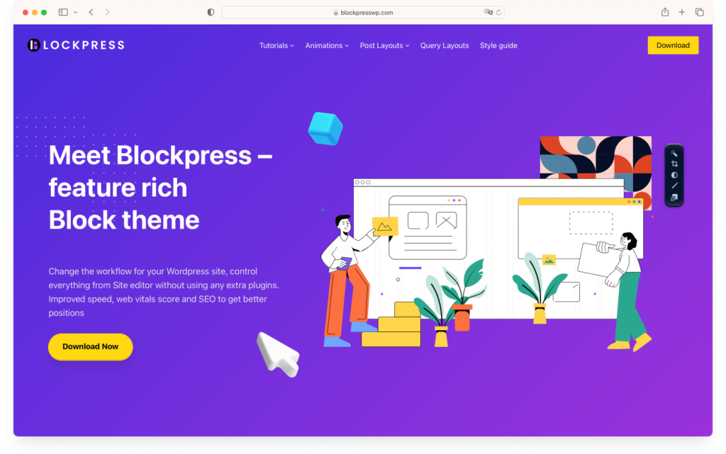 Blockpress WordPress theme
