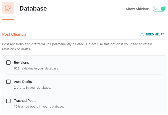 Optimize Database